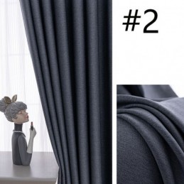 Cortina Moderna De Cor Sólida Feita Sob Medida, Cortinas Blackout Para Sala De Estar