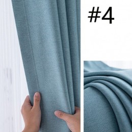Cortina Moderna De Cor Sólida Feita Sob Medida, Cortinas Blackout Para Sala De Estar