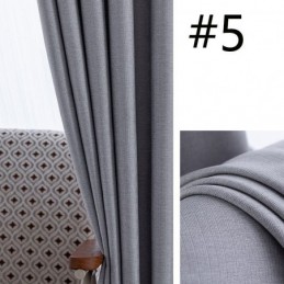 Cortina Moderna De Cor Sólida Feita Sob Medida, Cortinas Blackout Para Sala De Estar
