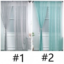 Cortinas De Janela Transparentes, Cortinas De Voile Elegantes Para Sala De Estar