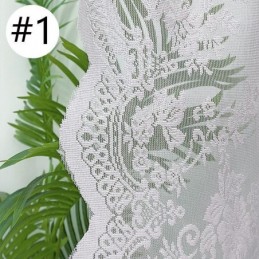 Cortinas De Janela Transparentes, Cortinas De Voile Elegantes Para Sala De Estar