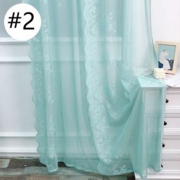 Cortinas De Janela Transparentes, Cortinas De Voile Elegantes Para Sala De Estar