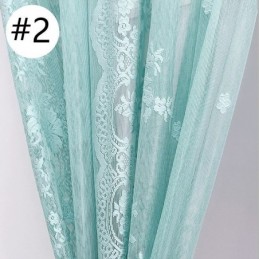 Cortinas De Janela Transparentes, Cortinas De Voile Elegantes Para Sala De Estar