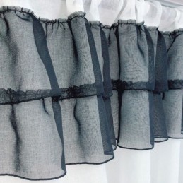 Cortinas Modernas De Tule Bordado, Voile Transparente, Sala De Estar E Quarto