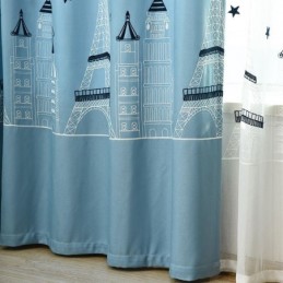 Cortinas Bordadas Estilo Castelo Nórdico Para Decoração De Janelas De Sala De Estar E Quarto
