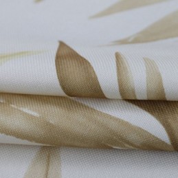Cortinas Blackout Com Estampa De Folhas Modernas Para Sala De Estar