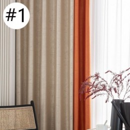 Cortinas Blackout Geométricas Jacquard Para Sala De Estar