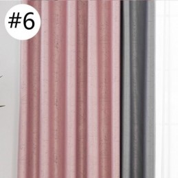 Cortinas Blackout Geométricas Jacquard Para Sala De Estar