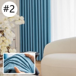 Cortina Jacquard Pied-De-Poule Feita Sob Medida Cortina De Alta Sombra Para Sala De Estar E Quarto