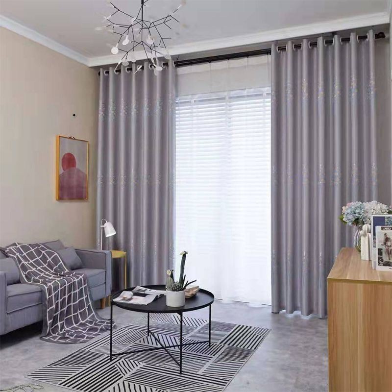 Cortinas Jacquard Modernas E Leves De Luxo Nórdicas Para Sala De Estar E Jantar