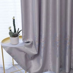 Cortinas Jacquard Modernas E Leves De Luxo Nórdicas Para Sala De Estar E Jantar