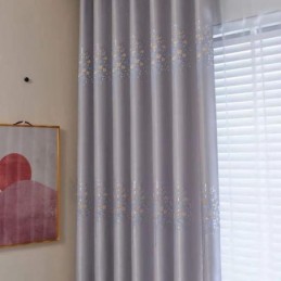 Cortinas Jacquard Modernas E Leves De Luxo Nórdicas Para Sala De Estar E Jantar