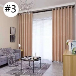 Cortinas Jacquard Modernas E Leves De Luxo Nórdicas Para Sala De Estar E Jantar
