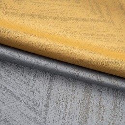 Cortinas Blackout Geométricas Jacquard Para Sala De Estar