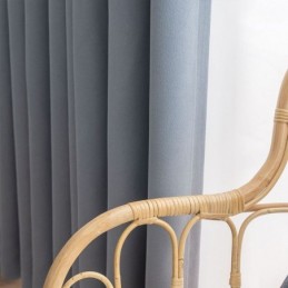Cortinas Nórdicas Blackout De Cor Sólida Para Sala De Estar