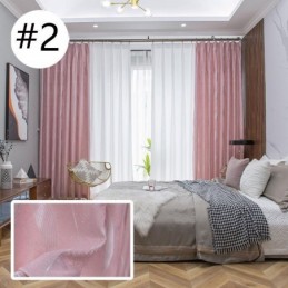 Cortinas Onduladas Jacquard, Cortina De Janela Feita Sob Medida Para Sala De Estar