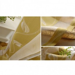 Cortina De Voile Moderna Com Folhas Transparentes, Feita Sob Medida, Para Quarto E Sala De Estar
