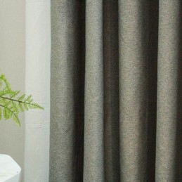 Cortinas Nórdicas Blackout De Cor Sólida Para Sala De Estar