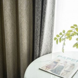 Cortinas Nórdicas De Patchwork Em Cores Sólidas Blackout Para Sala De Estar