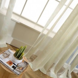 Cortina De Tule Floral Moderna Feita Sob Medida Para Sala De Estar E Quarto