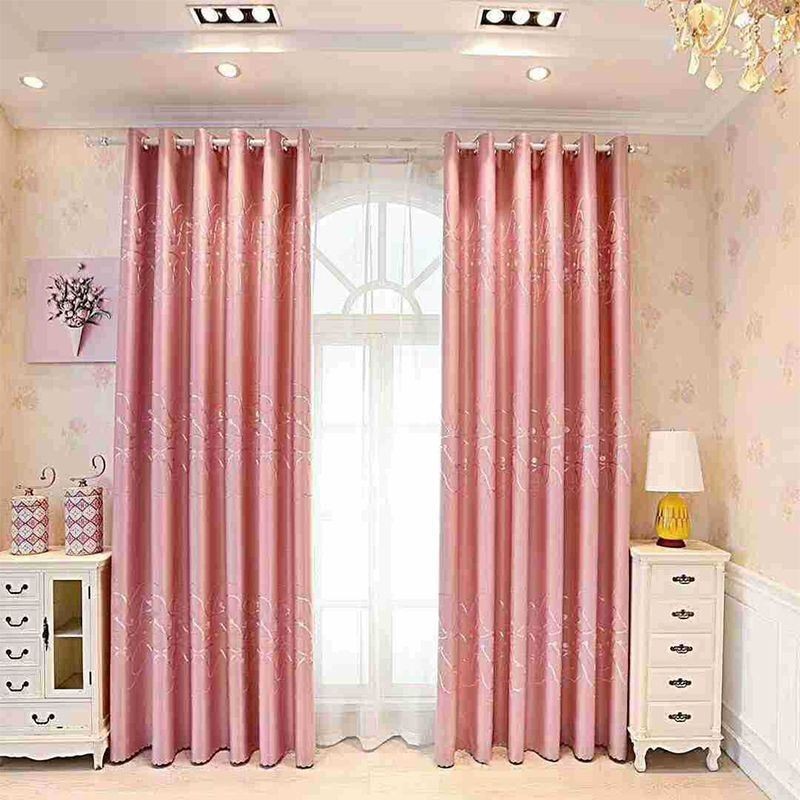 Cortinas Blackout Modernas Com Jacquard De Bolinhas Para Sala De Estar E Quarto