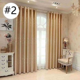 Cortinas Blackout Modernas Com Jacquard De Bolinhas Para Sala De Estar E Quarto