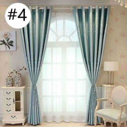 Cortinas Blackout Modernas Com Jacquard De Bolinhas Para Sala De Estar E Quarto
