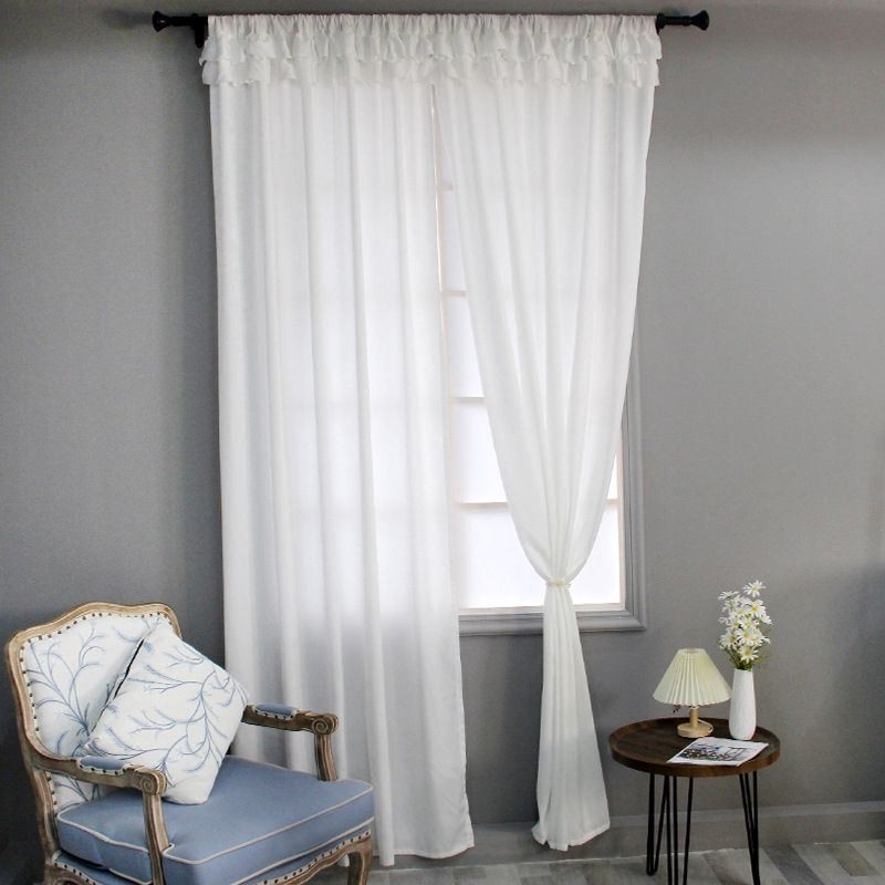 Cortinas De Janela De Veludo Transparente, Painéis De Voile Elegantes, Sala De Estar, Quarto