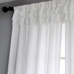 Cortinas De Janela De Veludo Transparente, Painéis De Voile Elegantes, Sala De Estar, Quarto