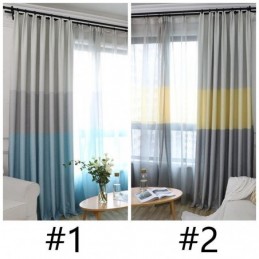 Cortina Sob Medida Cortina Nordic Stripe Janela