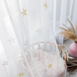 Cortina Bordada De Luxo...