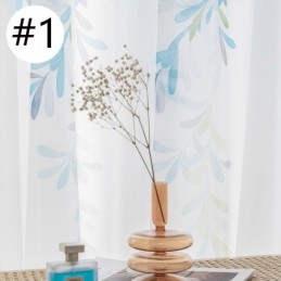 Cortina De Voile Com Estampa De Videira Feita Sob Medida Cortina Transparente Estampada Sala De Estar Quarto