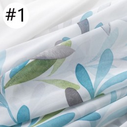 Cortina De Voile Com Estampa De Videira Feita Sob Medida Cortina Transparente Estampada Sala De Estar Quarto