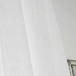 Cortina Elegante Transparente Feita Sob Medida, Cortina De Tule De Cor Sólida Para Sala De Estar E Quarto
