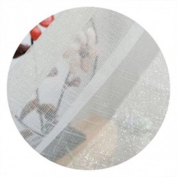 Cortina Elegante Transparente Feita Sob Medida, Cortina De Tule De Cor Sólida Para Sala De Estar E Quarto
