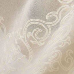 Cortina Transparente Bordada Sob Medida, Cortina Branca Para Decoração De Janelas, Sala De Estar E Quarto