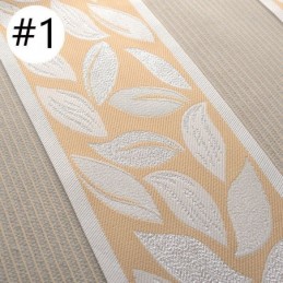 Cortinas De Tule Jacquard Com Folhas, Cortinas Nórdicas Transparentes Para Sala De Estar