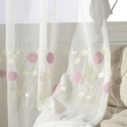 Cortina De Tule Bordado Sob Medida Cortina Moderna De Gaze Voile Para Sala De Estar E Quarto