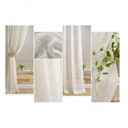 Cortina Nórdica De Voile Sob Medida Cortina Bordada Transparente Sala De Estar Quarto