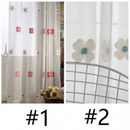 Mais Cortina Bordada Transparente Feita Sob Medida Cortina Decorativa Floral Sala De Estar Quarto