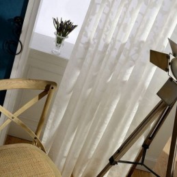 Cortina Branca Pura Transparente Feita Sob Medida Cortina De Tule Transparente Para Sala De Estar E Quarto