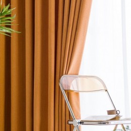 Cortinas Modernas De Cor Sólida, Cortina Blackout Feita Sob Medida Para Sala De Estar, Quarto