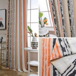 Cortina Blackout Moderna Max Feita Sob Medida Cortina Abstrata De Precisão Jacquard Para Quarto