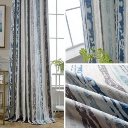 Cortina Blackout Moderna Max Feita Sob Medida Cortina Abstrata De Precisão Jacquard Para Quarto