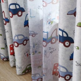 Cortina Blackout Sob Medida Cortina Com Estampa De Carros Quarto Infantil