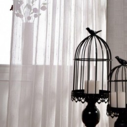 Cortinas Transparentes Bordadas Europeias, Voile Transparente, Tratamento De Janela Para Sala De Estar
