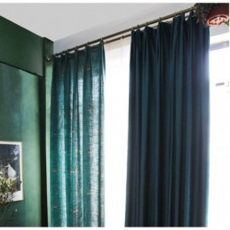 Cortina Decorativa De Algodão E Linho Feita Sob Medida Cortina Pastoral Bee Semi Blackout Quarto Infantil