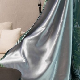 Cortina Blackout Com Estampa Tropical Feita Sob Medida, Cortina De Tule Com Folhas Nórdicas Para Quarto
