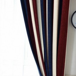 Cortina Para Casa Sob Medida Cortina Moderna Com Listras Para Sala De Estar