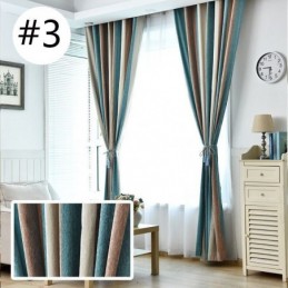 Cortina Para Casa Sob Medida Cortina Moderna Com Listras Para Sala De Estar